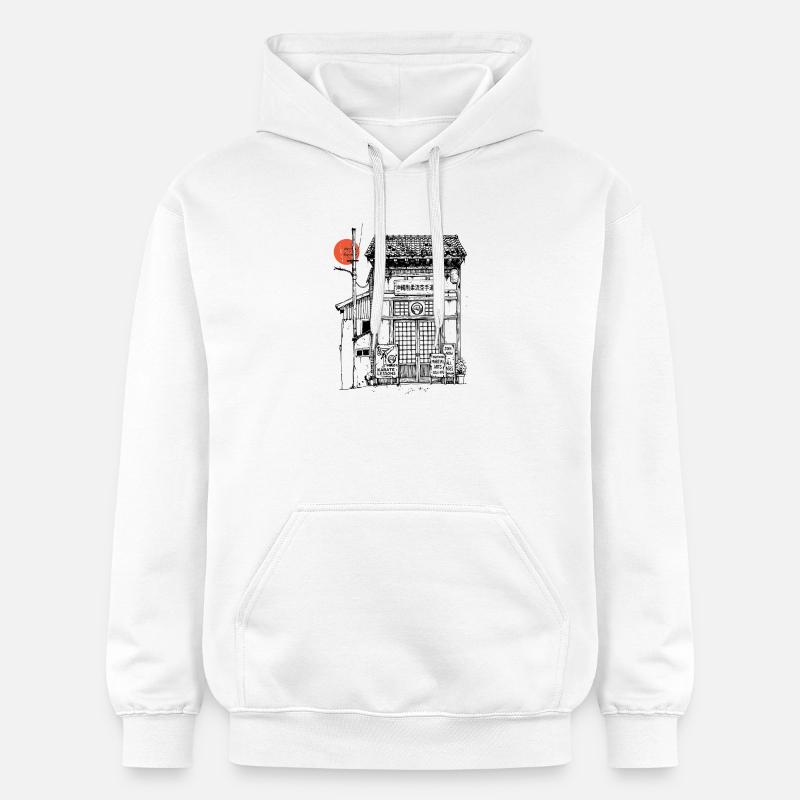 Goju Ryu Dojo - Sweat à capuche Softstyle® Gildan Unisexe - blanc