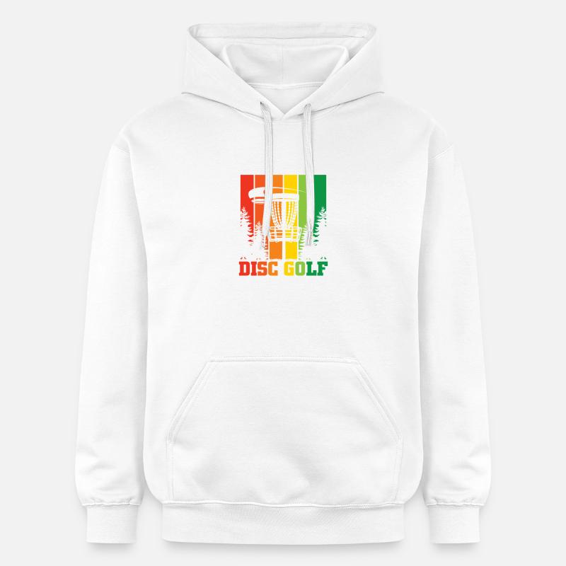 Cadeaux de disc golf Disc Golf - Sweat à capuche Softstyle® Gildan Unisexe - blanc