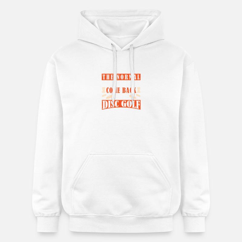 Cadeaux de disc golf Disc Golf - Sweat à capuche Softstyle® Gildan Unisexe - blanc