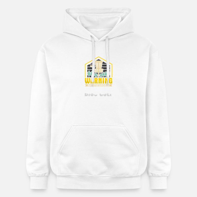 Cadeaux de disc golf Disc Golf - Sweat à capuche Softstyle® Gildan Unisexe - blanc