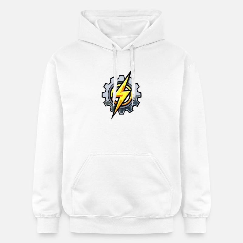 Gear Blitz – Génie électrique et mécanique - Sweat à capuche Softstyle® Gildan Unisexe - blanc