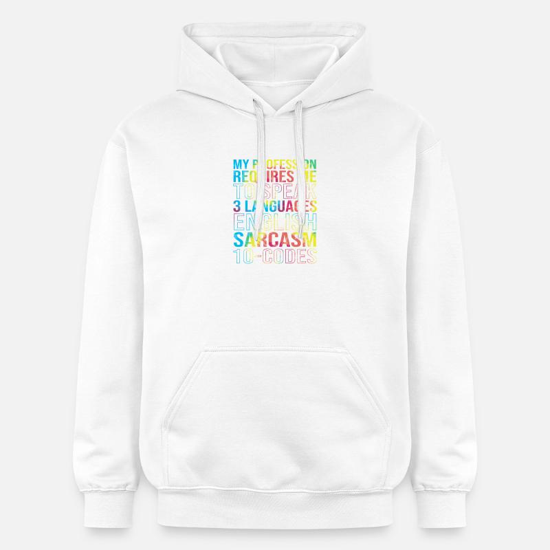 Codeur médical - Sweat à capuche Softstyle® Gildan Unisexe - blanc