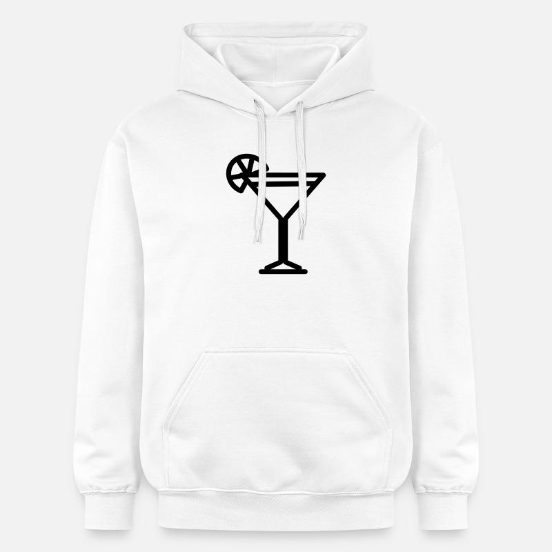 cocktail - Sweat à capuche Softstyle® Gildan Unisexe - blanc