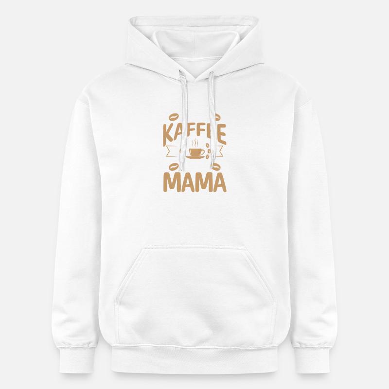 Kaffee Kaffeeliebhaber Mutter Mama - Gildan Unisex Softstyle® Midweight Hoodie - Weiß