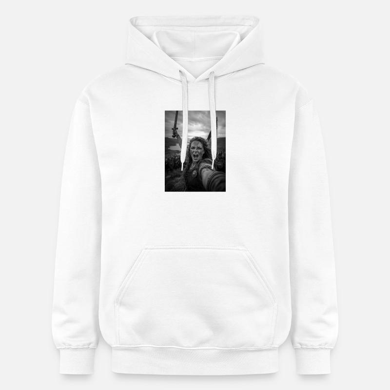Boudicca/Boudica Selfie - Sweat à capuche Softstyle® Gildan Unisexe - blanc