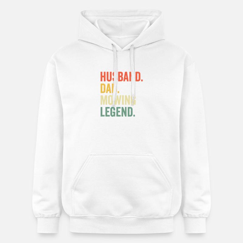 Légende du père de la tonte - Sweat à capuche Softstyle® Gildan Unisexe - blanc