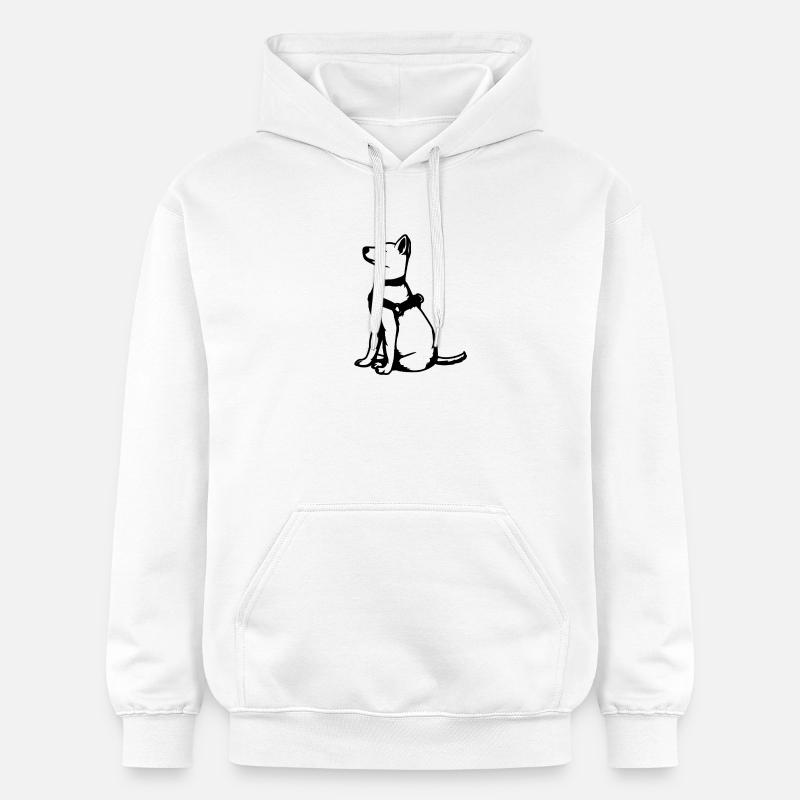Chien de berger - Sweat à capuche Softstyle® Gildan Unisexe - blanc
