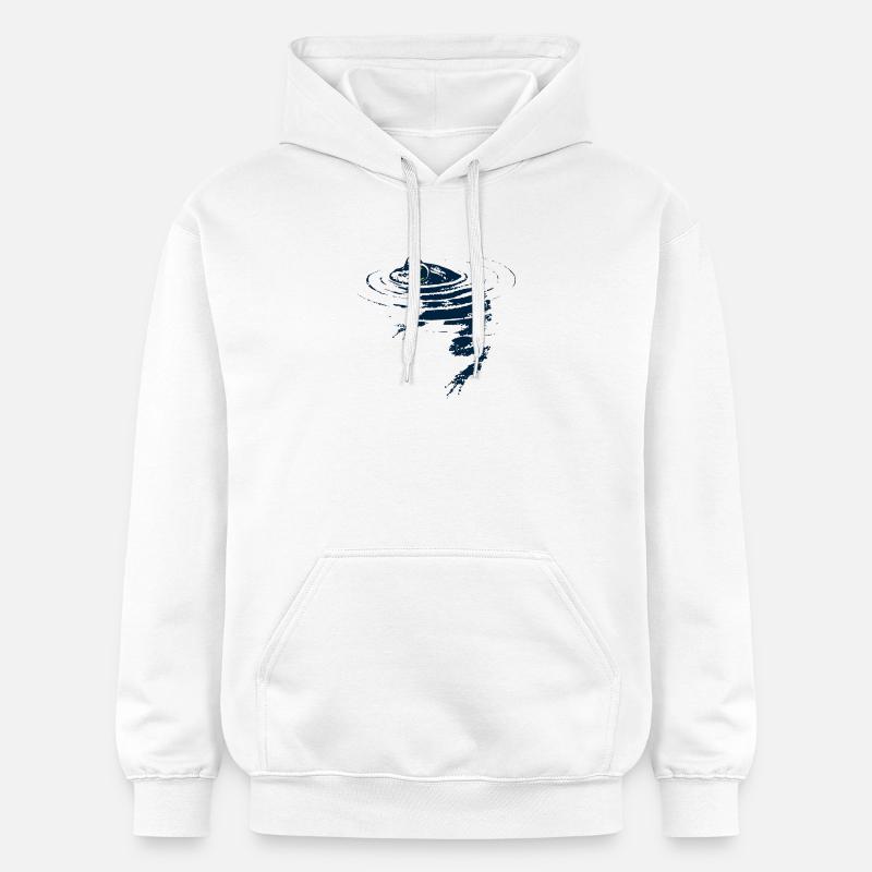 Chill frog - Sweat à capuche Softstyle® Gildan Unisexe - blanc
