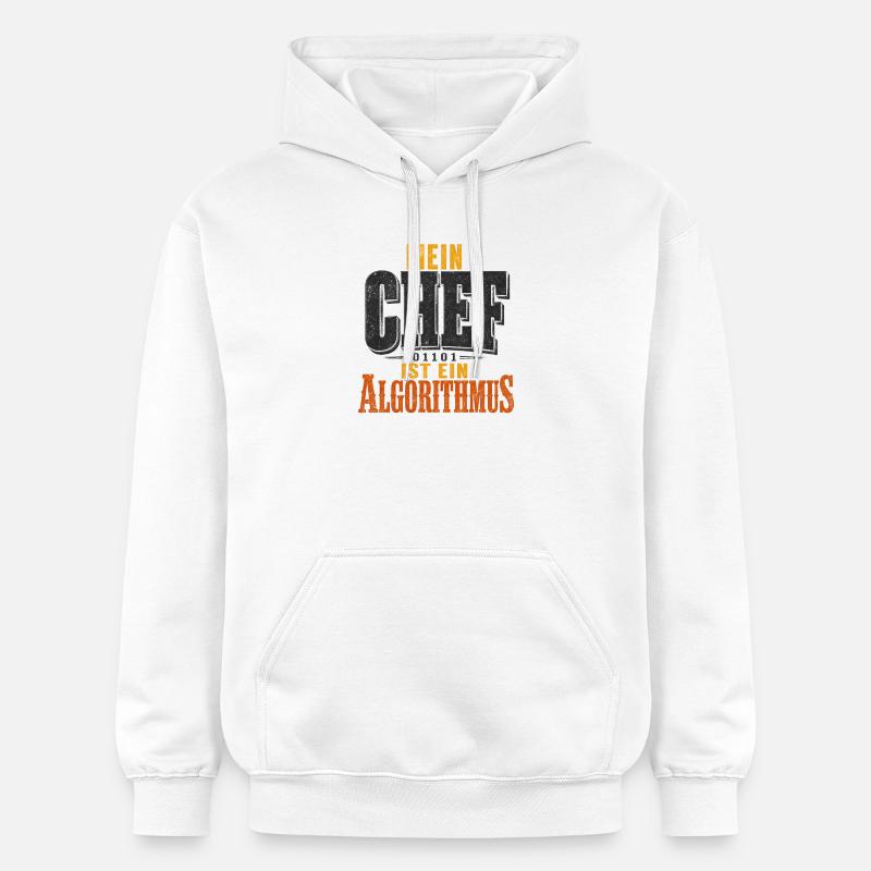 Chaos als Algorithmus - Gildan Unisex Softstyle® Midweight Hoodie - Weiß