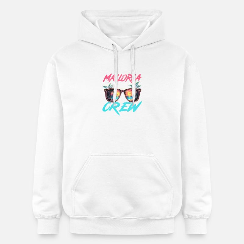 Mallorca Party Crew - Sweat à capuche Softstyle® Gildan Unisexe - blanc