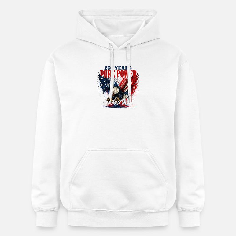 250 ans de Pure Kraft Adler - Sweat à capuche Softstyle® Gildan Unisexe - blanc