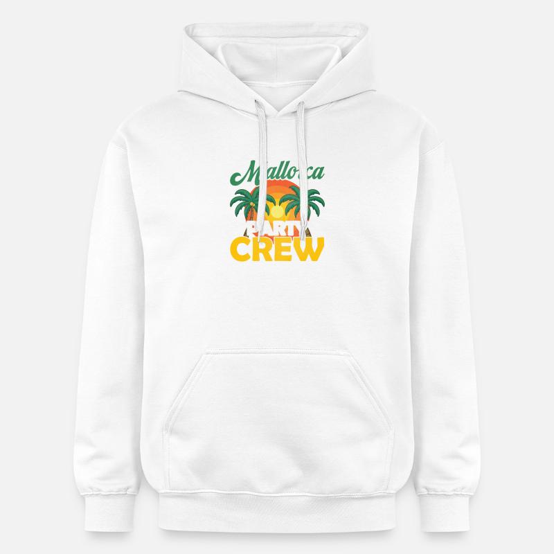 Mallorca Party Crew - Sweat à capuche Softstyle® Gildan Unisexe - blanc