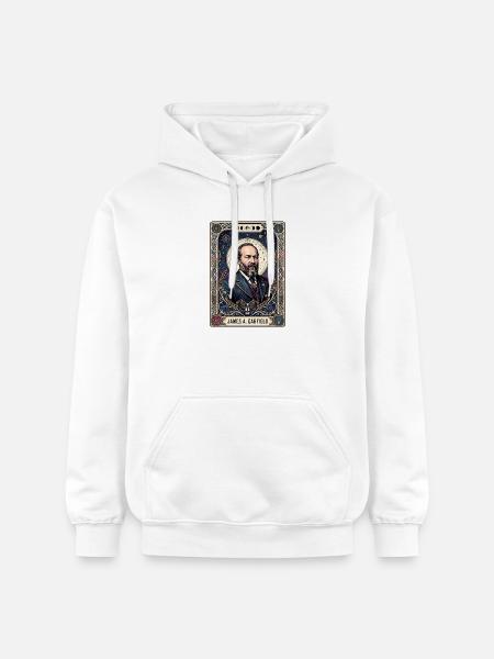 James A Tarotkarte - Gildan Unisex Softstyle® Midweight Hoodie - Weiß