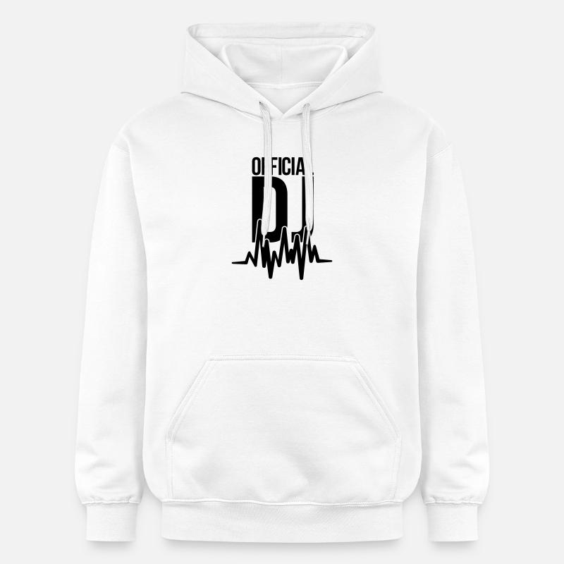 dj - Sweat à capuche Softstyle® Gildan Unisexe - blanc