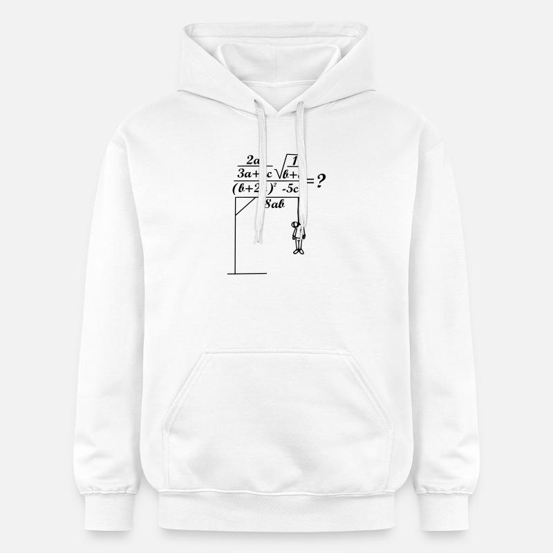 formule de math - Sweat à capuche Softstyle® Gildan Unisexe - blanc