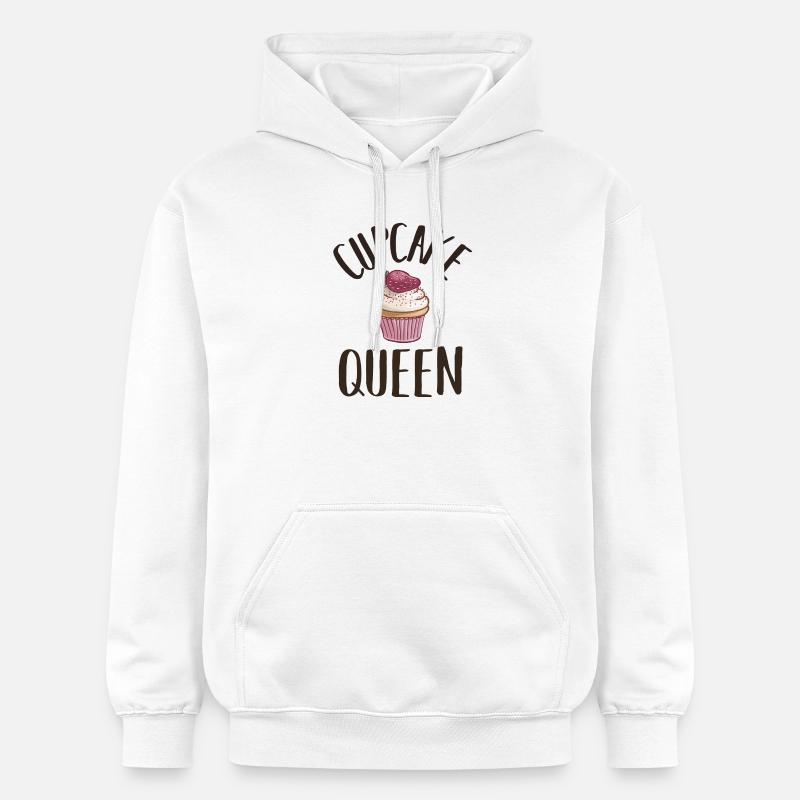 Cuisson de cupcakes Queen pour Baker - Sweat à capuche Softstyle® Gildan Unisexe - blanc