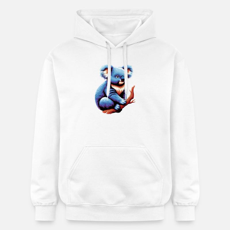 Koala - Sweat à capuche Softstyle® Gildan Unisexe - blanc