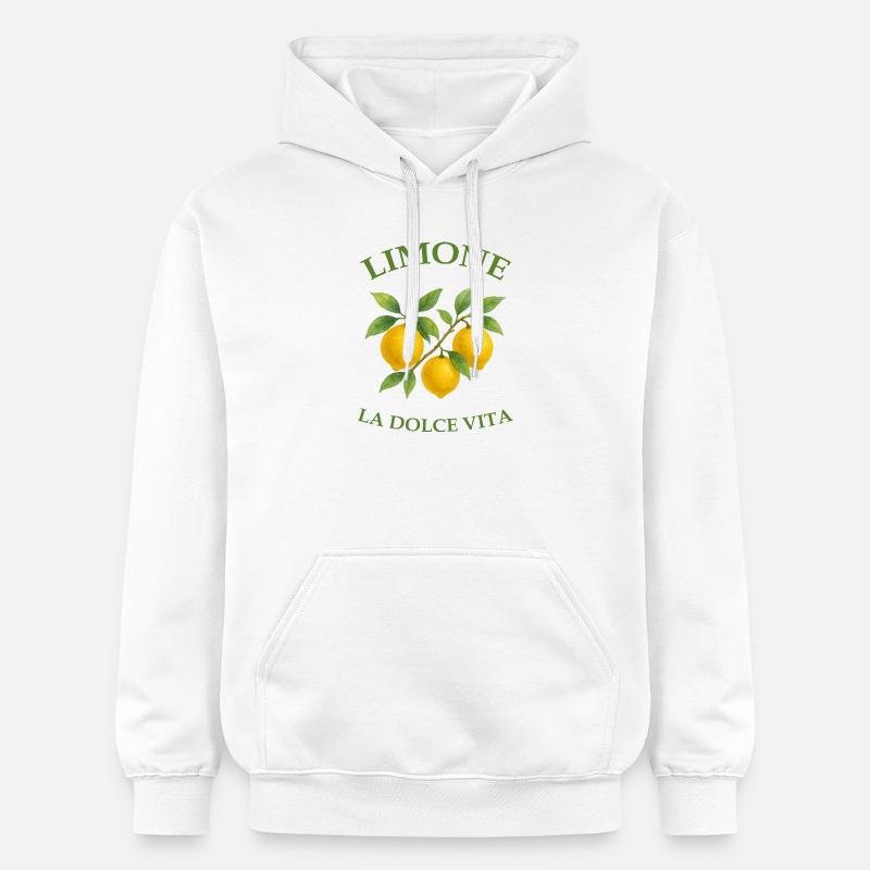 Fruit de la branche de citron - Sweat à capuche Softstyle® Gildan Unisexe - blanc