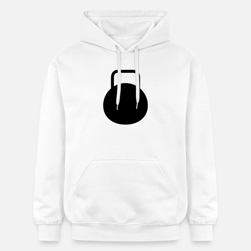 Kettlebell - Sweat à capuche Softstyle® Gildan Unisexe - blanc