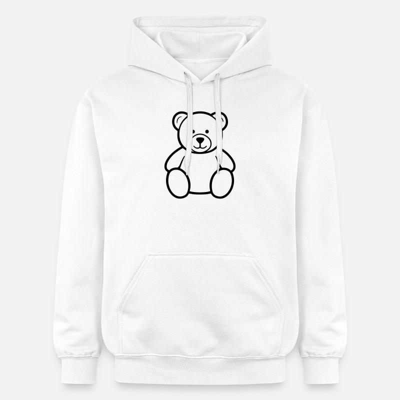 ours - Sweat à capuche Softstyle® Gildan Unisexe - blanc