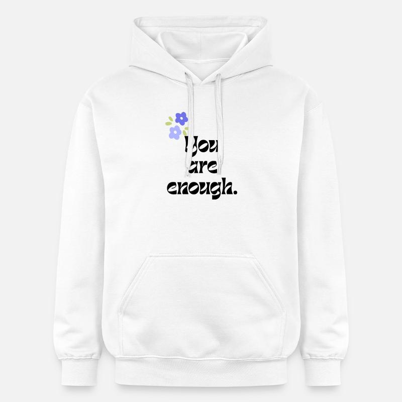 Vous êtes assez - Sweat à capuche Softstyle® Gildan Unisexe - blanc