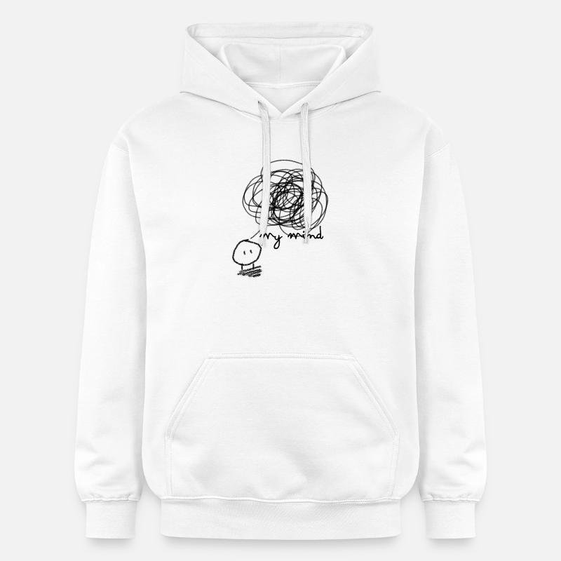 Mon - Sweat à capuche Softstyle® Gildan Unisexe - blanc