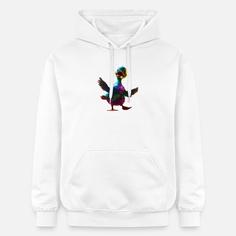 Canard dansant - Sweat à capuche Softstyle® Gildan Unisexe - blanc