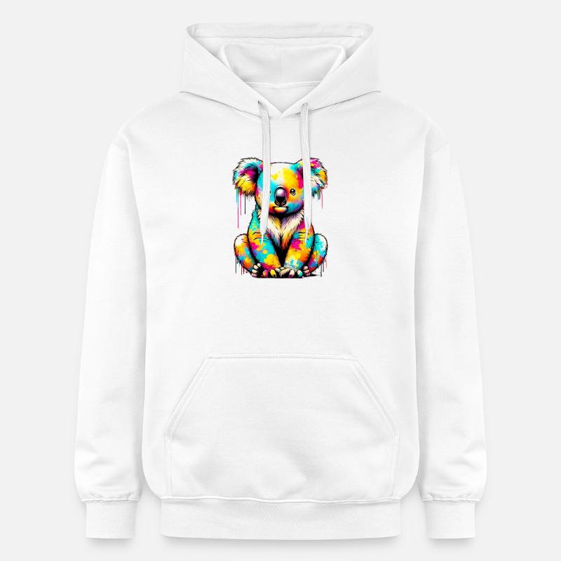 Koala - Sweat à capuche Softstyle® Gildan Unisexe - blanc