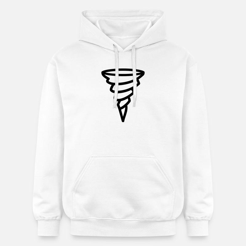 tornade - Sweat à capuche Softstyle® Gildan Unisexe - blanc