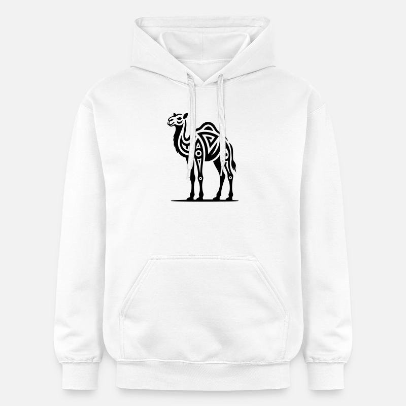 Juste un chameau noir #2 | N-imal_Wears - Sweat à capuche Softstyle® Gildan Unisexe - blanc