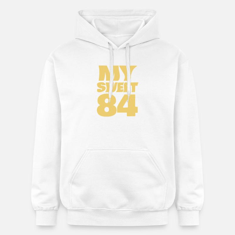 Sweet 84 - Sweat à capuche Softstyle® Gildan Unisexe - blanc