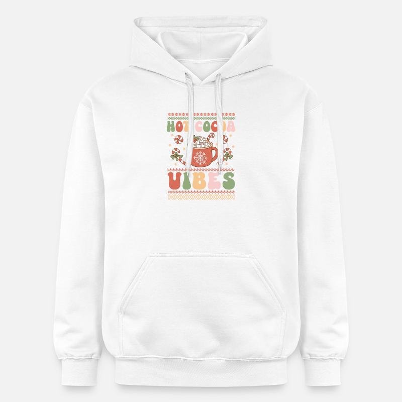 Pull de Noël moche - Sweat à capuche Softstyle® Gildan Unisexe - blanc