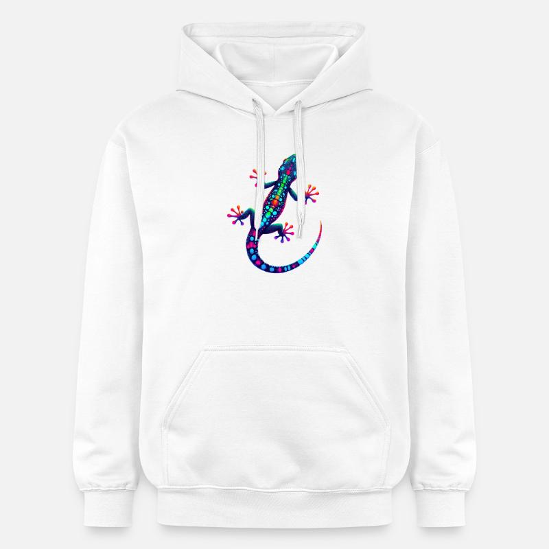 Gecko - Sweat à capuche Softstyle® Gildan Unisexe - blanc
