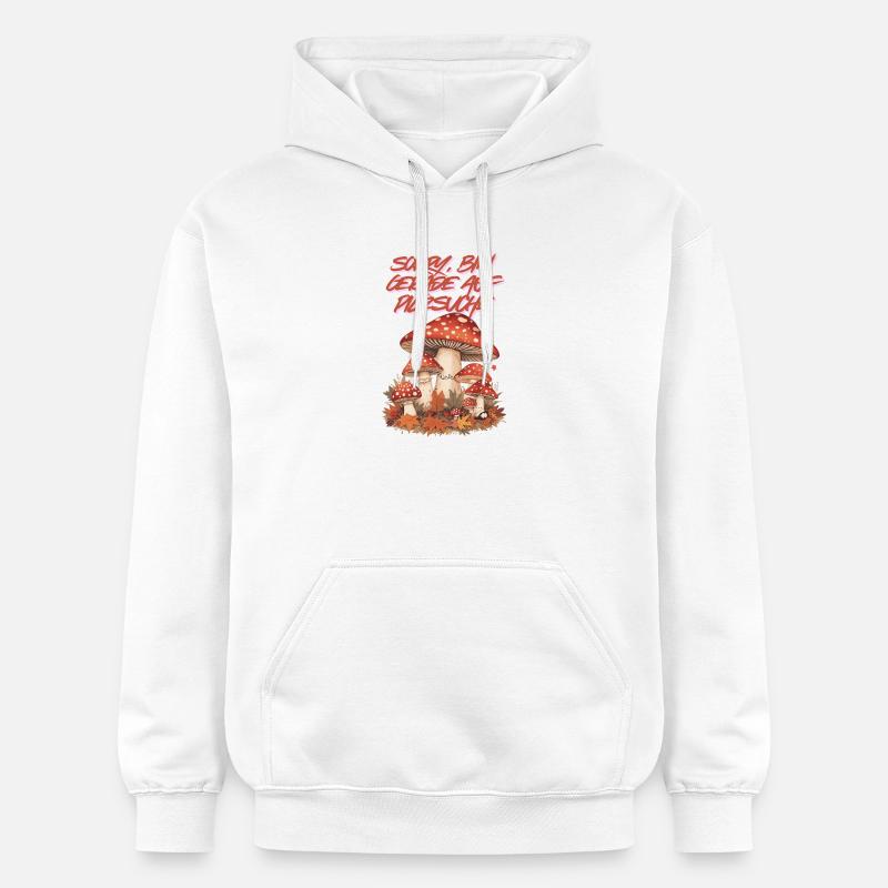 Champignon Champignon Chasse Forêt Automne Automne - Sweat à capuche Softstyle® Gildan Unisexe - blanc