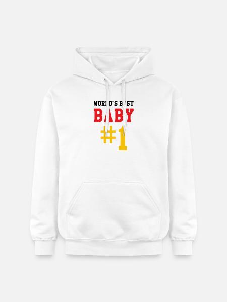 Best Baby - Birth - Child - Gildan Unisex Softstyle® Midweight Hoodie - white
