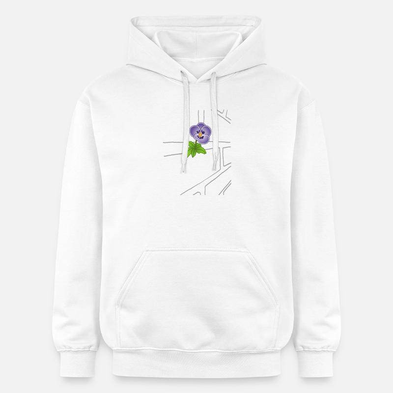 Le triomphe de la nature - Sweat à capuche Softstyle® Gildan Unisexe - blanc