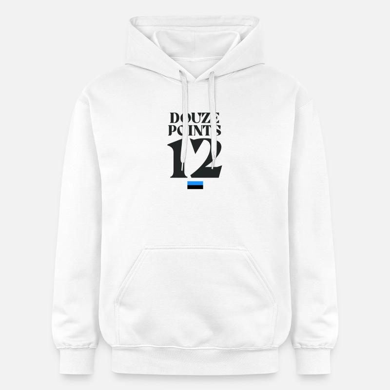 Douze points Eurovision Estonie - Sweat à capuche Softstyle® Gildan Unisexe - blanc