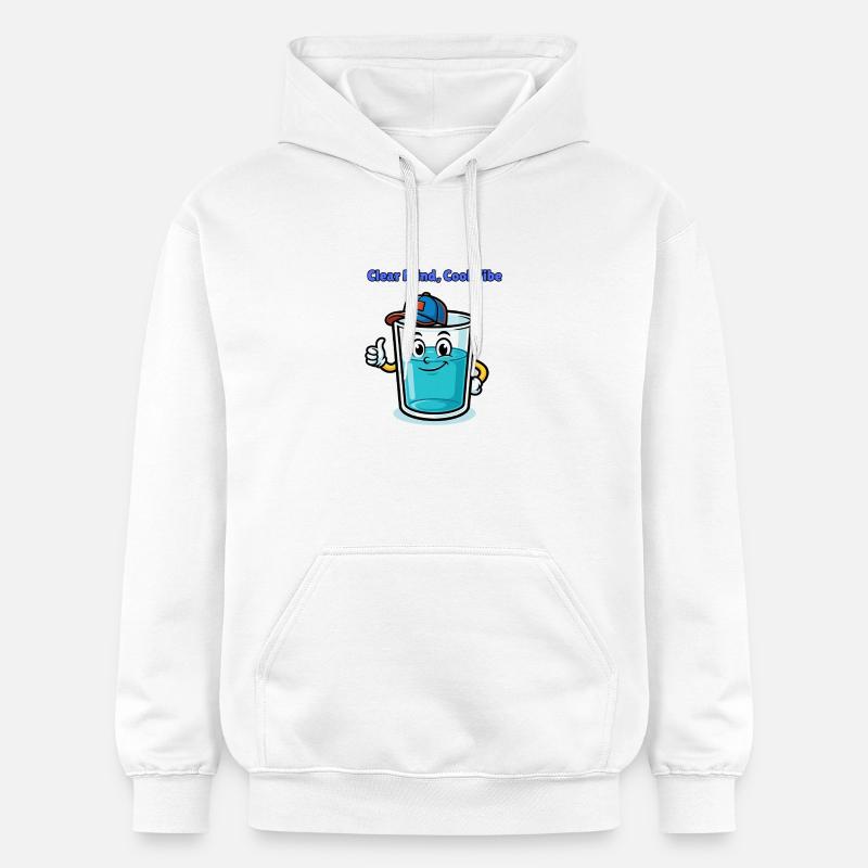 Esprit clair, ambiance cool - Sweat à capuche Softstyle® Gildan Unisexe - blanc