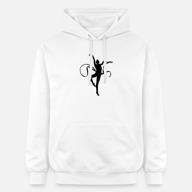 Rhythmic gymnastics - Sweat à capuche Softstyle® Gildan Unisexe - blanc