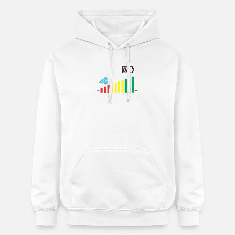 Coverage level - Gildan Unisex Softstyle® Midweight Hoodie - white