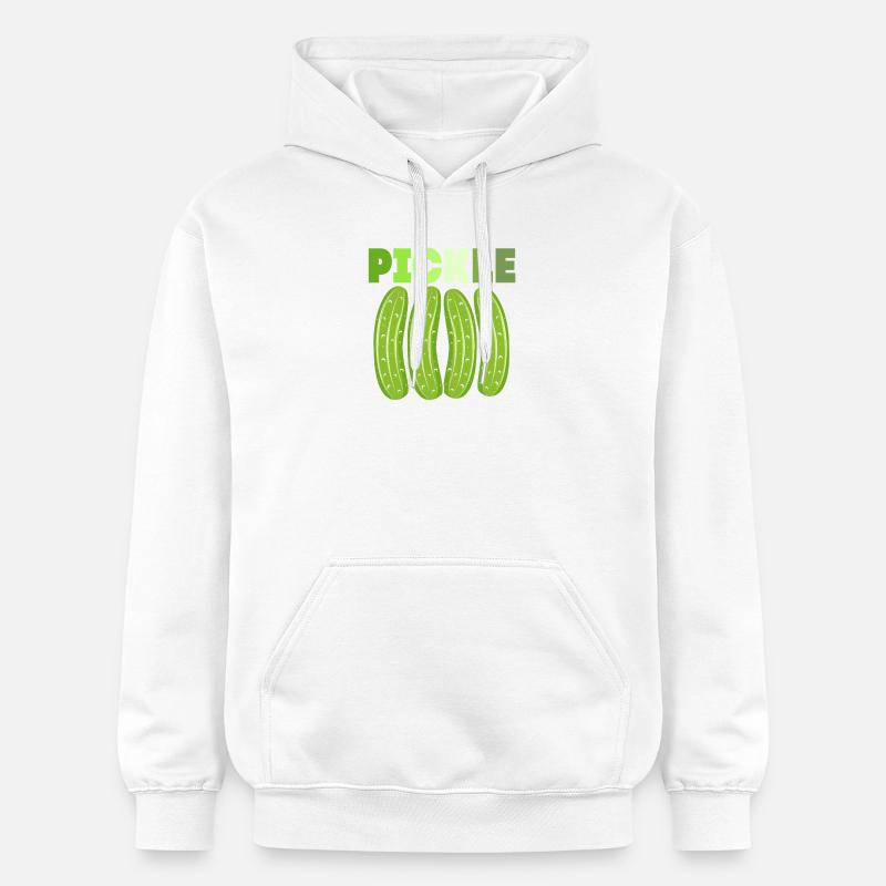 Cornichon concombre - Sweat à capuche Softstyle® Gildan Unisexe - blanc