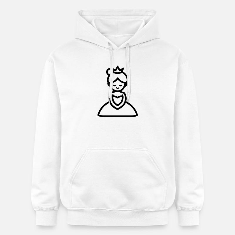 princesse - Sweat à capuche Softstyle® Gildan Unisexe - blanc