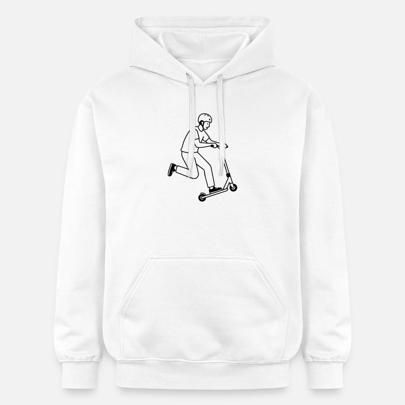 Stuntroller - Gildan Unisex Softstyle® Midweight Hoodie - Weiß
