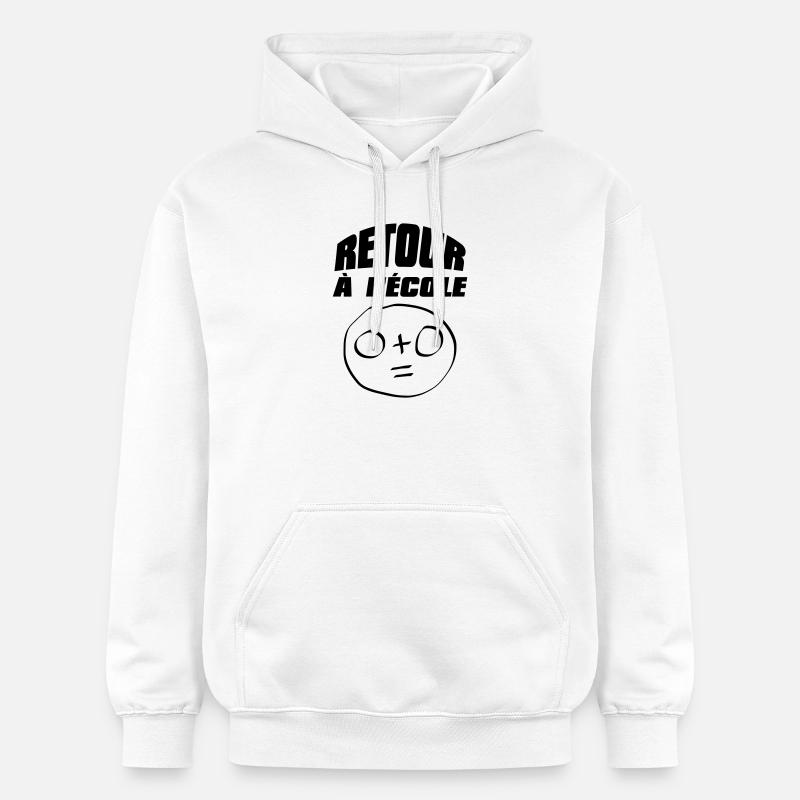 Retour à l'école - Sweat à capuche Softstyle® Gildan Unisexe - blanc