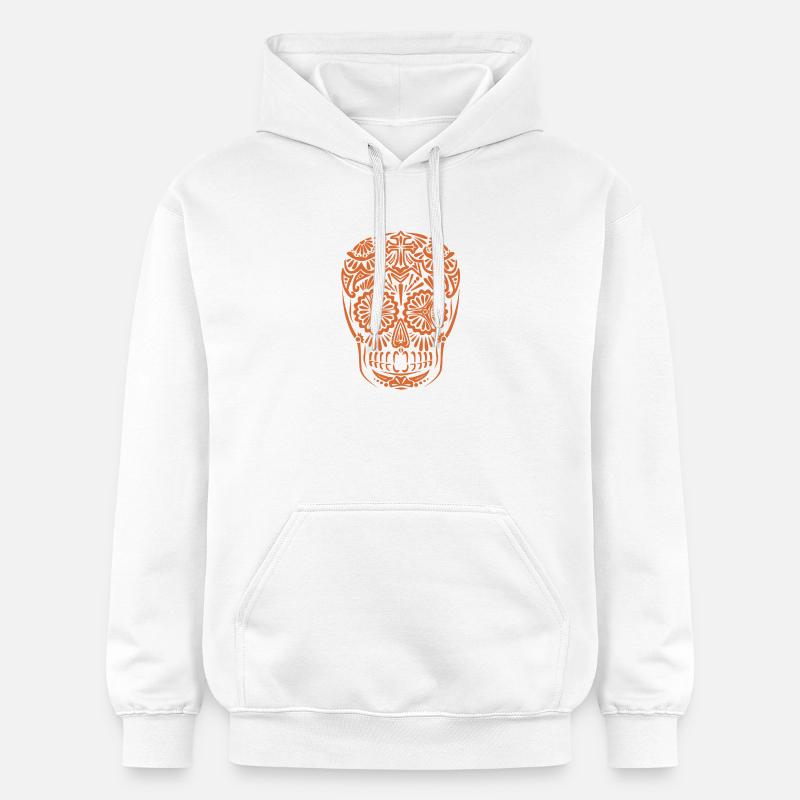 Calavera mexicana - Sweat à capuche Softstyle® Gildan Unisexe - blanc