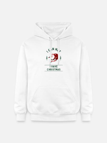 I can't, I have Christmas - Gildan Unisex Softstyle® Midweight Hoodie - white