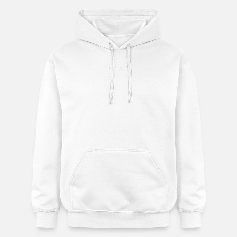Esprits tranquilles Vérités Typo - Sweat à capuche Softstyle® Gildan Unisexe - blanc