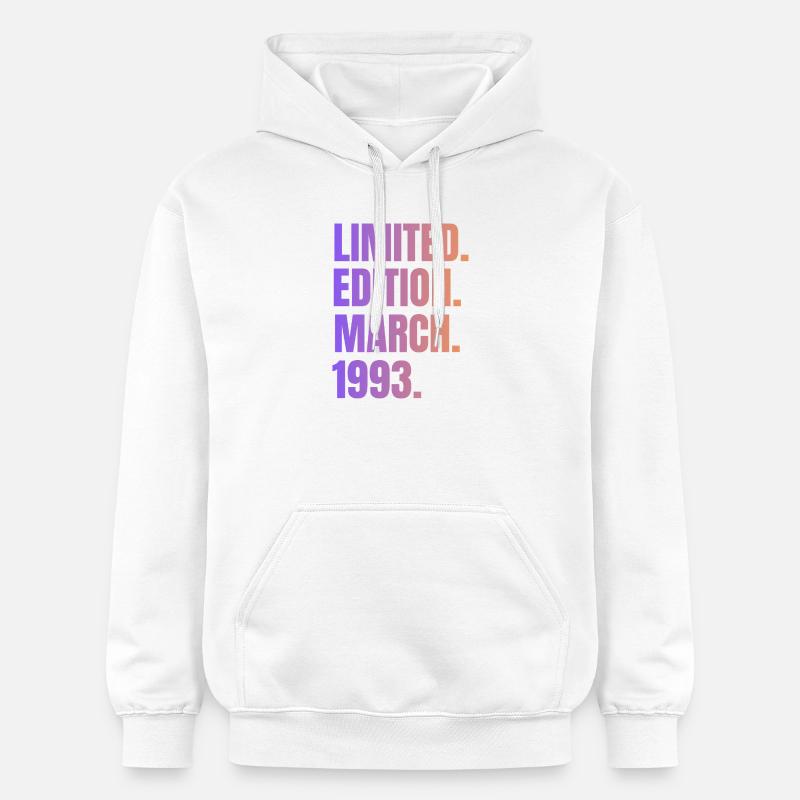Édition Limitée Mars 1993 - Sweat à capuche Softstyle® Gildan Unisexe - blanc