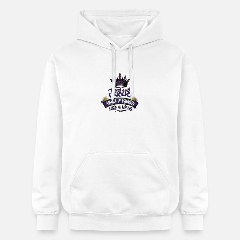 Jésus, roi des rois - Sweat à capuche Softstyle® Gildan Unisexe - blanc