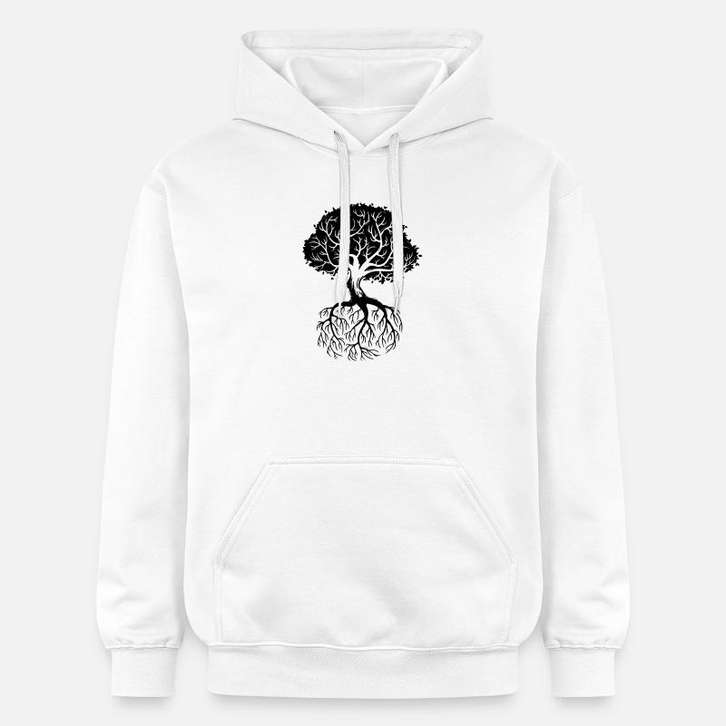 Roots - Sweat à capuche Softstyle® Gildan Unisexe - blanc